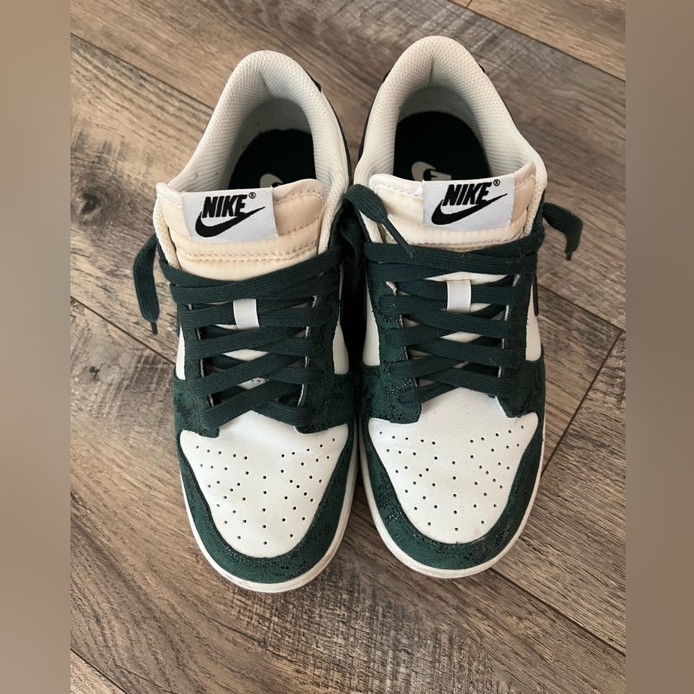 Nike green snakeskin dunks size 8 - Picture 4 of 14